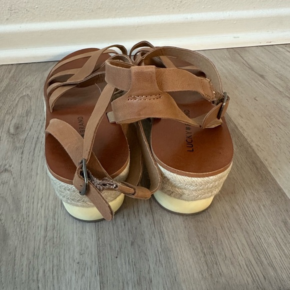 Lucky Brand Tan Strappy Sandals - Picture 6 of 7